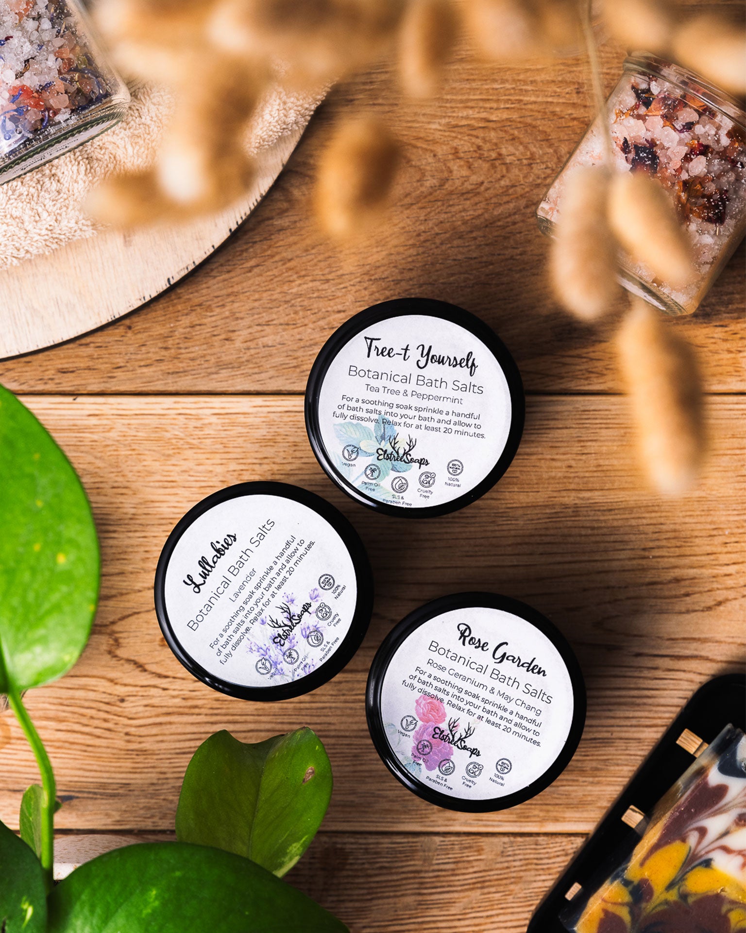 Lullabies Botanical Bath Salts - Relaxing Lavender | Elstree Soaps