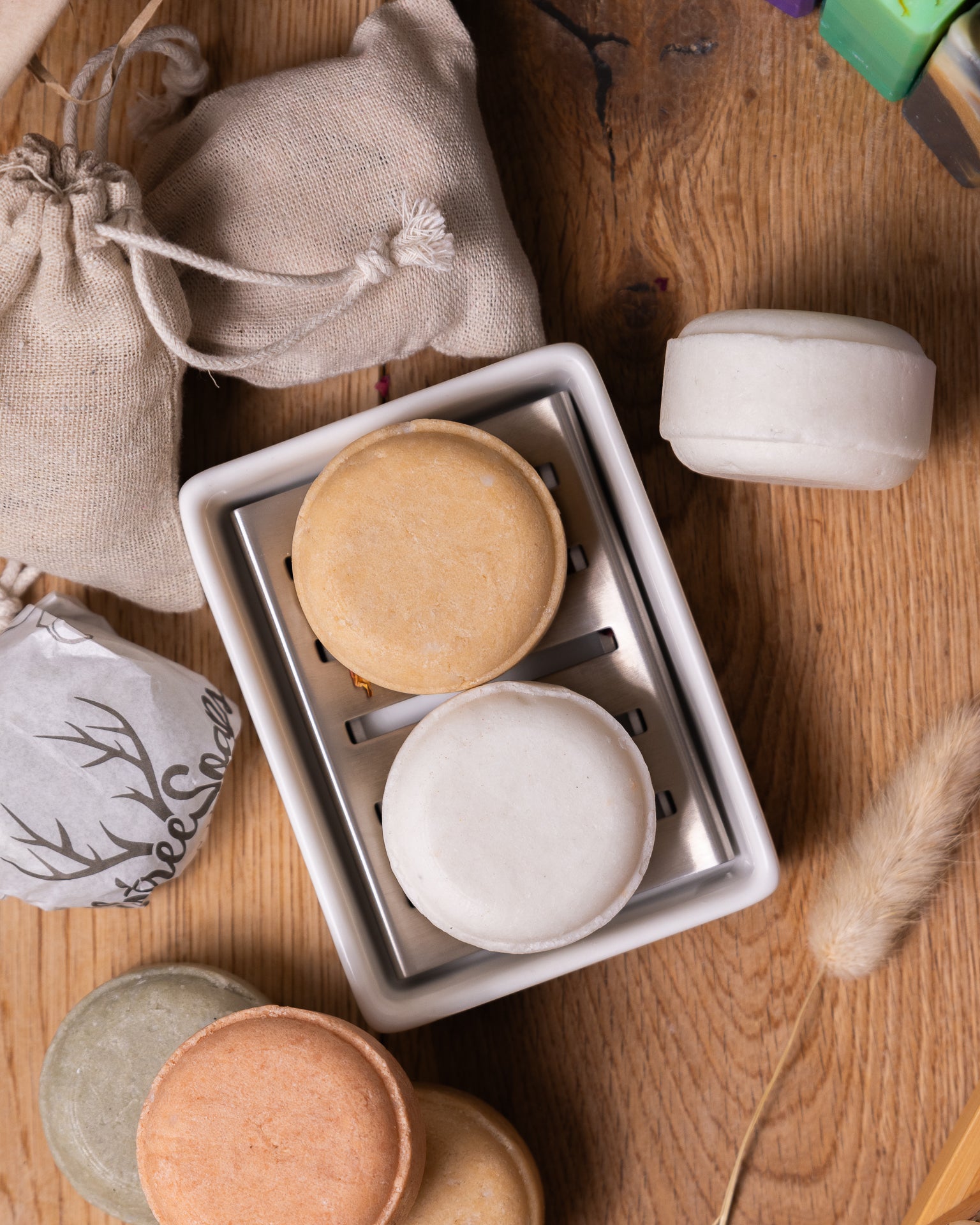 Lavender & Rosemary Shampoo Bar - Natural Hair Care | Elstree Soaps