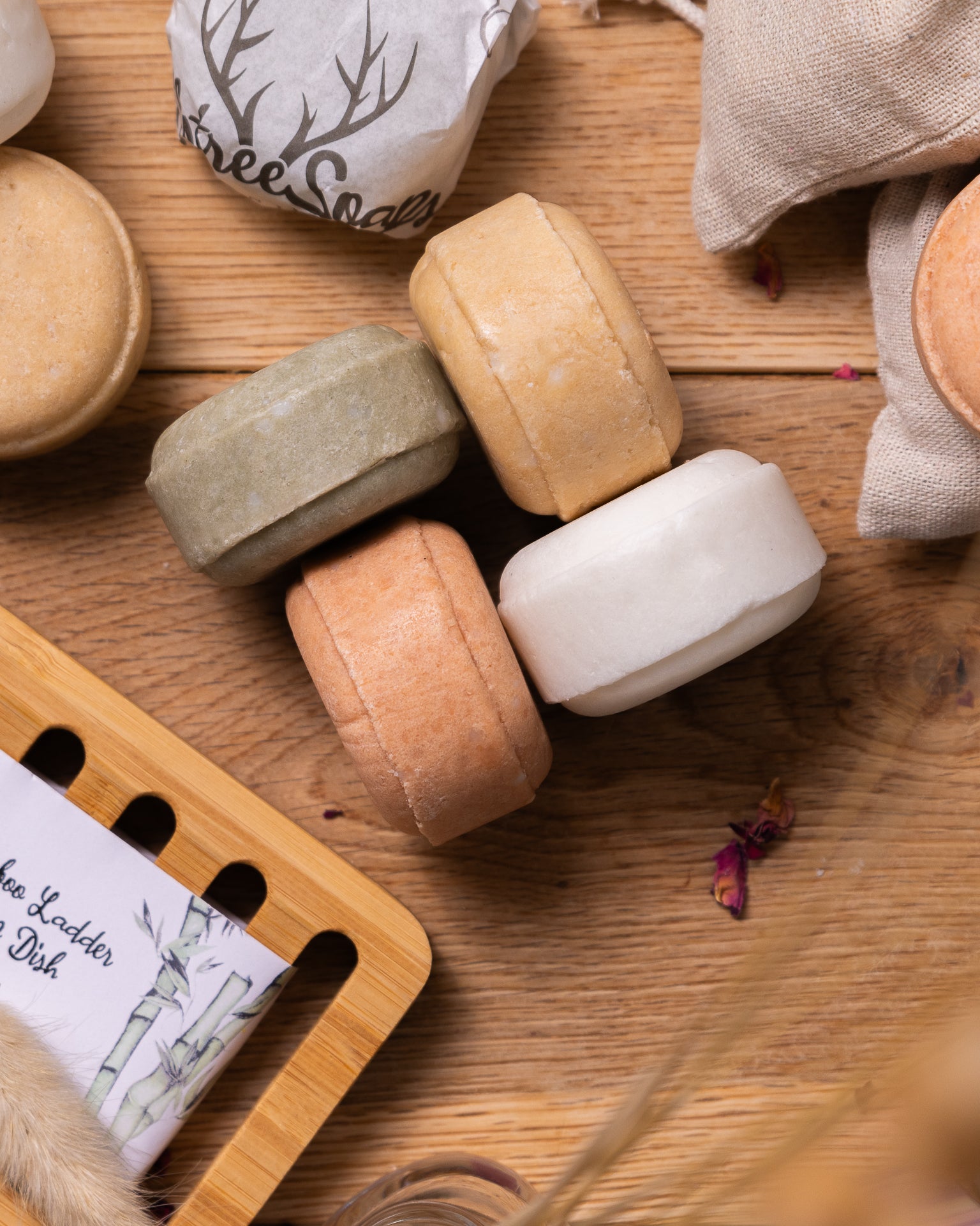 Lavender & Rosemary Shampoo Bar - Natural Hair Care | Elstree Soaps