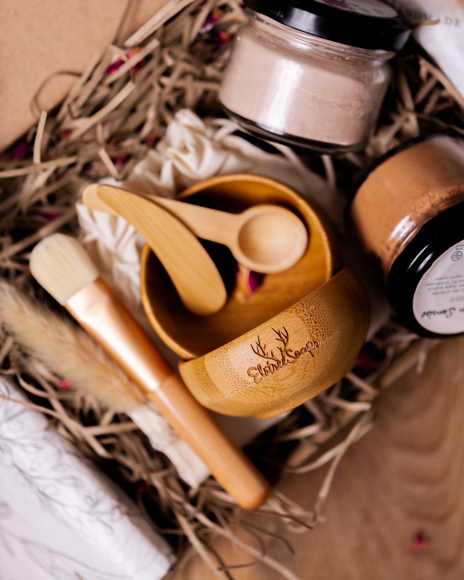 Clay Mask Bowl Set - Eco-Friendly Skincare Set | Elstree Soaps