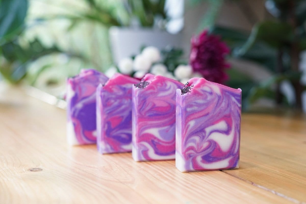 In Bloom Soap - Rose Geranium & Lavender | Elstree Soaps