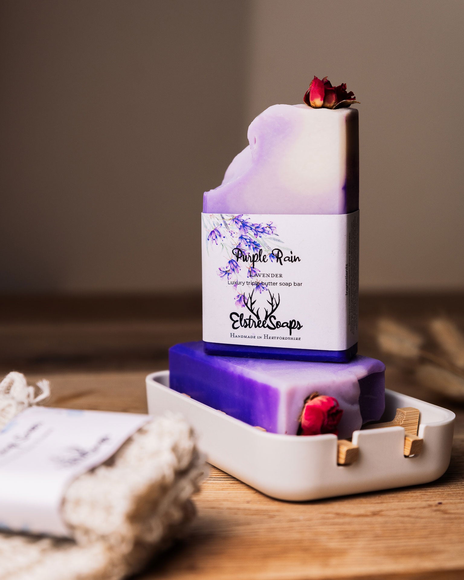 Purple Rain Lavender Soap – Relaxing & Vegan | Elstree Soaps